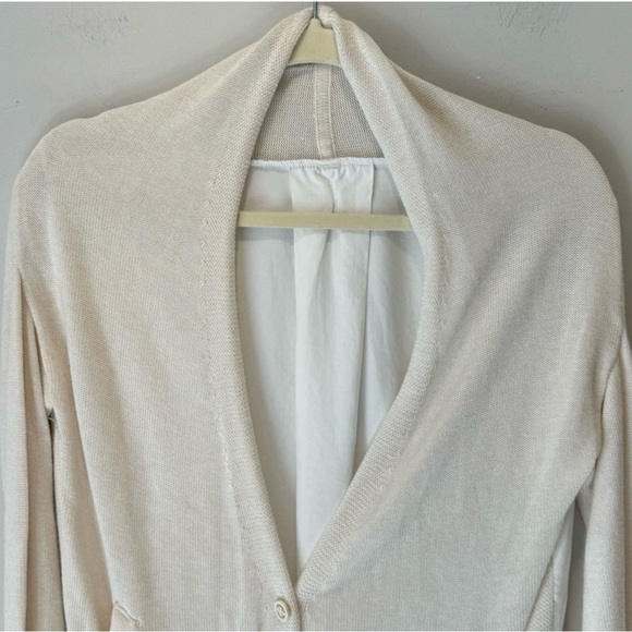 Lululemon Cream Women's Button down  Sweater size 6 - Picture 4 of 6